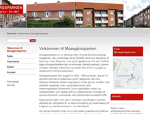 Tablet Screenshot of mosegaardsparken.com
